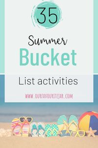 If you’re looking for some fun, family activities, look no further! 35 ideas to keep the whole family happy this summer #summer #bucketlist #familyfunideas #activities #familyactivitiesathome