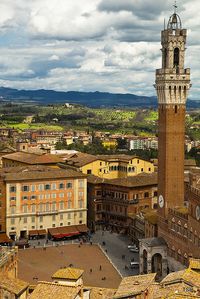 Piazza del Campo in Siena, Tuscany, Italy