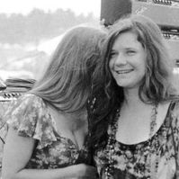 60s Fashion And Music on Instagram: "Janis Joplin and her girlfriend at Woodstock ❤️"