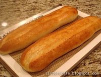 easy quick baguette... SO SO SO GOOD! I will never buy store made banquettes again :)