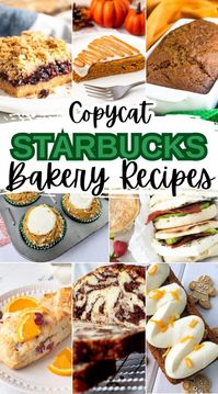 Starbucks copycat bakery recipes. Indulge in the flavors of Starbucks right from your own kitchen with these mouthwatering copycat bakery recipes! From a lemon loaf to pumpkin spice bread, these homemade treats will satisfy your cravings while saving you money. Perfect for breakfast, dessert, or any time in between. #copycatstarbucks #dessert