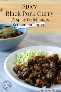 Sri Lankan Black Pork Curry