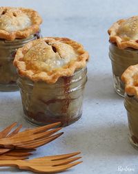 Mini Mason Jar Apple Pies Recipe - PureWow