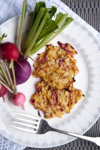 Radish hash browns