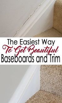 Crisp baseboards and molding make a wall paint shine. Repairing and caulking baseboards doesn't have to be scary with these pro tips!