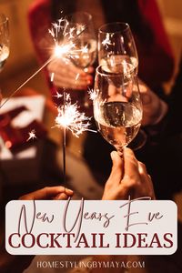 I'm throwing a 2024 New Years Eve party and I am SO EXCITED to try out all of these delicious New Years Eve cocktails!!