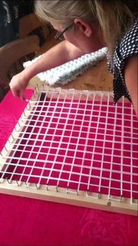 pom pom blanket video follow me on facebook Pom Pom Tracy Loom Boards