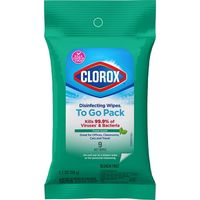 Clorox Disinfecting Wipes clean disinfect and remove allergens for 5x cleaning power and leave a clean Fresh scent. Disinfecting Wipes clean and disinfect with antibacterial power that kills 99.9% of viruses and bacteria that can live on surfaces up to 48 hours including. Size: 1 ct.