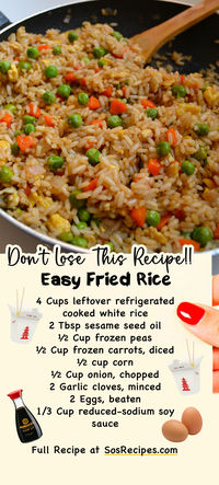 The most notorious and my favorite Chinese dish is egg fried rice. It’s so easy to make you won’t order takeout fried rice ever again. Stick with me and I'll show you this easy fried rice recipe.