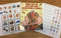 "There Was An Old Lady Who Swallowed a Turkey!" with Freebies - The Autism Helper