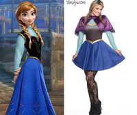 Anna from Frozen compared to her "sexy" costume