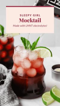 Sleepy Girl Mocktail Recipe - Fit Foodie Finds