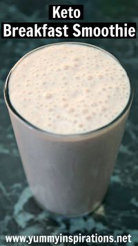 Keto Breakfast Smoothie Recipe – Low Carb Dairy Free Drinks Recipes