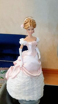 Barbie custom made cute doll coquette cute dress ball gown aesthetic