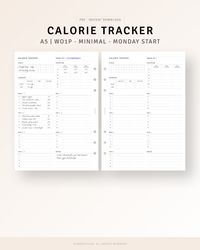 Weekly Diet Food Diary Journal PDF, Digital Download, Weight Loss Tracker Sheet, Diet Meal Calorie Planner, Healthy Binder, Weekly Food Overview Template PDF, Monday Start  [💡MonthlyJoy's Checkpoint!] 𝑪𝒂𝒍𝒐𝒓𝒊𝒆 𝑻𝒓𝒂𝒄𝒌𝒆𝒓 𝑷𝒓𝒊𝒏𝒕𝒂𝒃𝒍𝒆 𝑨5 𝑷𝒍𝒂𝒏𝒏𝒆𝒓 𝑰𝒏𝒔𝒆𝒓𝒕𝒔. This calorie insert will be the best way to keep track of the calories you intake and consume to help you lose weight and stay healthy.  · Monday Start only · Week of | Goals, Weekly Overview, Summary · Week | Date, Breakfast, Lunch, Dinner, Snacks, Workout and Calorie, Notes  [📏SIZE] A5 (148 x 210 mm/ 5.82 x 8.27 inches)