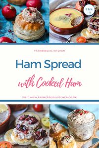 Leftover Ham Spread is a quick and easy smooth processed pate made from the last bits of your ham joint. The ham is combined with a few simple ingredients to make a delicious spread that's ideal on bread, toast or crackers #holidays #ham #thanksgiving #pate #spread