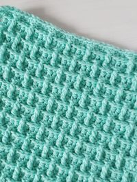 Raised Brick Stitch Crochet Tutorial - The Unraveled Mitten