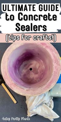 Find everything you need to know about using concrete sealers for crafts and gain valuable insights from my testing experiences. This guide shares insights from my experiments on how sealers perform on concrete crafts like planters and home decor items. This guide has loads of helpful tips for beginners and beyond!