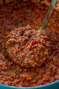 How to Make Bolognese Sauce | www.oliviascuisine.com | A classic Bolognese Sauce should be in every home cook's repertoire! My version is smooth, rich, hearty and slow cooked to perfection. The very essence of Italian comfort food! (Recipe and food photography by @oliviascuisine.) #bolognese #italian #pasta