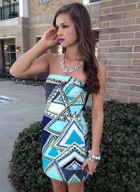 print spring dress #swoonboutique