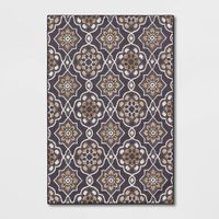 4'x5'6" Rowena Accent Rug Gray - Threshold™ : Target