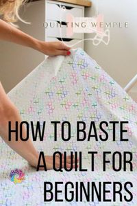 New to quilting? Learn how to baste a quilt with our beginner-friendly guide! 🧵✨ From materials to techniques, we've got you covered for a smooth and stress-free quilting experience. #QuiltingForBeginners #QuiltingTips #DIYQuilt