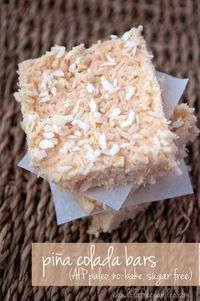 Piña Colada Bars :: Gluten-Free, Grain-Free, Dairy-Free, Egg-Free, Nut-Free, Seed-Free