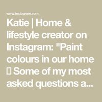 Katie | Home & lifestyle creator on Instagram: "Paint colours in our home 🏡 

Some of my most asked questions are about paint colours, so I’ve put together a little guide for you to save and refer back to for inspiration.

I’m definitely a neutrals girl - and my favourite has to be Little Greene - slaked lime mid. To me it’s the perfect, versatile neutral. 

Living room: @littlegreenepaintcompany Portland Stone Light
Bedroom walls: @littlegreenepaintcompany Slaked lime mid
Panelling: Slaked lime deep
Hallway walls: Farrow & Ball Strong white 
Panelling: Farrow & Ball Cornforth white (both colour matched by @decoratingcentreonline 
Dining space: @vandcopaint Cream shade 2
Kitchen: @vandcopaint Cream shade 1

#neutralpaint #livingroomideas #neutralbedroom #panelling #hallway #countrykitchen