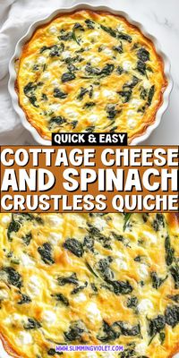 These cottage cheese crustless quiche recipes are perfect for a quick, healthy, and high-protein meal! Easy to make and full of flavor, they’re ideal for breakfast, lunch, or dinner. Save this pin and check out the recipes for a no-fuss, nutritious dish!