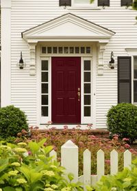 Ten Best Front Door Colours for your House | Maria Killam *i want to match the door to our shutters