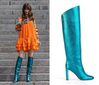 Emily in Paris: Season 3 Episode 4 Emily's Teal Boots | Fashion, Clothes, Outfits and Wardrobe on | Shop Your TV