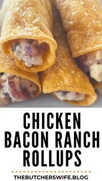 fast and easy chicken bacon ranch rollups are delicious everyone will love