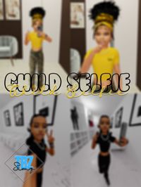 Child Selfie 4 poses (For Blender & In-game) Custom Thumbnails *Disclaimer* I dress all my sims in blender so the clothes...