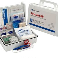 New In Package. First Aid Only 6082 25-Person Emergency First Aid Kit For Office, Home, And Construction, 95 Pieces White.