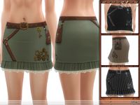 ekinege's Steampunk Mini Skirt