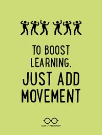 Physical movement makes learning stick better. Explore six different ways to add more movement to your classroom. #CultofPedagogy