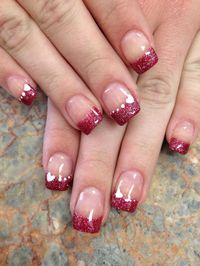 Are you choosing what to buy for a Valentine gift for your lover? When Valentine day’s coming, you should also think about your outfit as well as your manicure. Take a look at this list of Romantic Valentine Nail Designs, so that you can create your own heart nail designs according to your preferences.