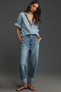 Anthropologie's exclusive collection of premium denim + everyday outfitting offers an expansive array of made-for-you pieces that are versatile, comfortable and inclusive of all sizes, styles and vibes.