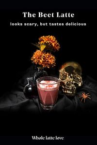 This cocktail may look terrifying, but it's actually delicious 👻 You can get your daily dose of espresso with the benefit of getting a small serving of veggies too, and there's nothing scary about that!