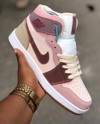 Custom Jordan 1 Mid SE Dark Pony Smoky Mauve DO7440-821