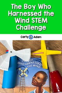 Looking for a fun STEM Challenge introduce green energy and ingenuity. One of our all time favorite read alouds is The Boy Who Harnessed the Wind by William Kamkwamba and Bryan Mealer. We created a Windmill STEM Activity where students investigate design and build 2 windmills and test which works better.