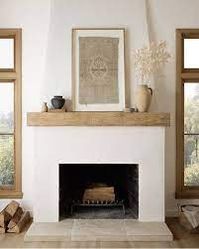 stucco fireplace - Google Search