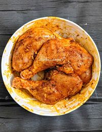 Air fryer Chicken Leg Quarters - Rachna cooks