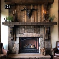 Please do not purchase a Mantel without first filling out the Quote Form and receiving a quote from us. Quote Form: https://form.jotform.com/240524957086059 Discover the Quintessence of Rustic Elegance: Mantels with Wooden Corbels by Anthony Shields & Sons Inc. Each mantel we craft is a celebration of rustic elegance, brought to life through the character-rich beauty of reclaimed wood beams. These mantels are not just pieces of wood; they are storied artifacts, lovingly transformed into the hear