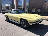 1967 Sunfire Yellow Chevy Corvette Convertible