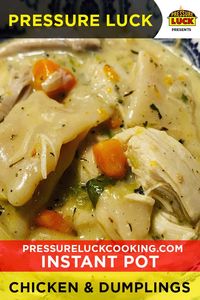 Instant Pot Chicken & Dumplings