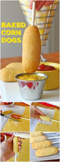 Baked Corn Dogs