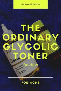 Looking for the best chemical exfoliant for #acne ? In this post, I review two cult beauty faves; The Ordinary Glycolic Tonic vs Pixi Glow Tonic. #facialskincare #theordinaryskincare #acnetreatment #acnescars #toner #skincareover50 #skincareforacneproneskin