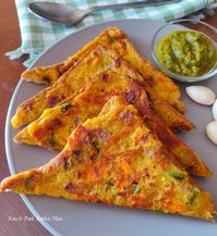 Moong Dal Toast (Lentil Toast)