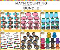 Learn to count with this huge bundle of counting clip art.